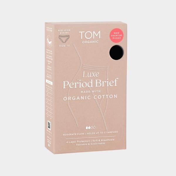 TOM;PERIOD BRIEF,PREM BKNI BLK 2XS 1X120 TOM;PERIOD BRIEF,PREM BKNI BLK 2XS 1X120
