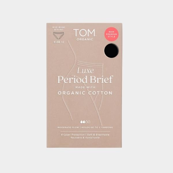 TOM;PERIOD BRIEF,PREM BKNI BLK 2XS 1X120 TOM;PERIOD BRIEF,PREM BKNI BLK 2XS 1X120