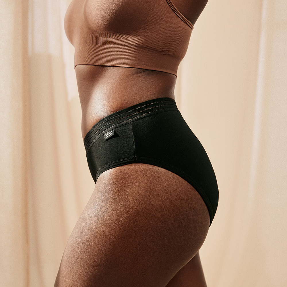TOM;PERIOD BRIEF,PREM BKNI BLK 2XS 1X120
