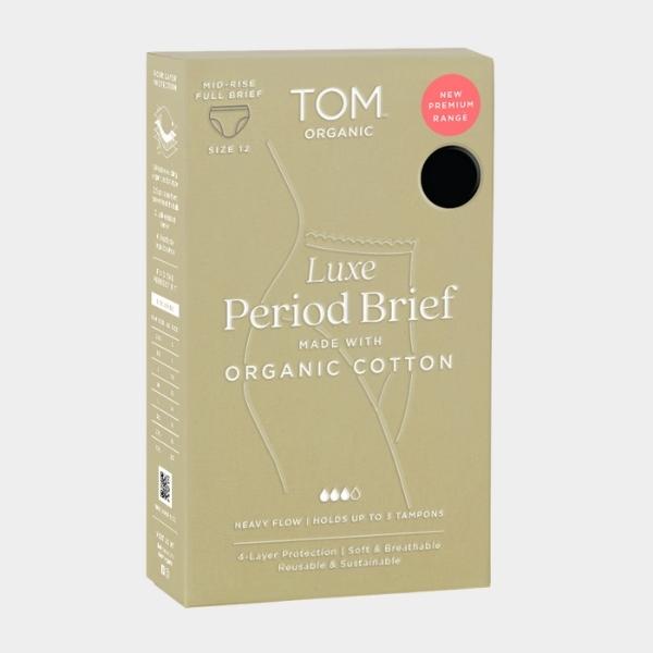 TOM;PERIOD BRIEF,PREM MRSE BLK 2XS 1X120 TOM;PERIOD BRIEF,PREM MRSE BLK 2XS 1X120